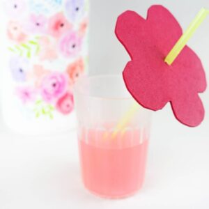 Drink like a butterfly science activity for preschoolers.
