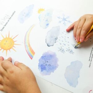 Emotions printable weather activity for preschoolers.