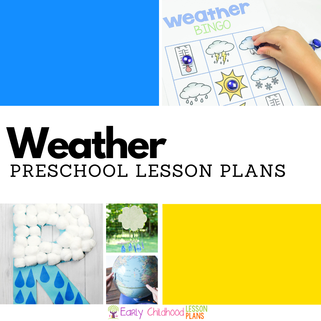 Preschool Weather Theme Activity Plans