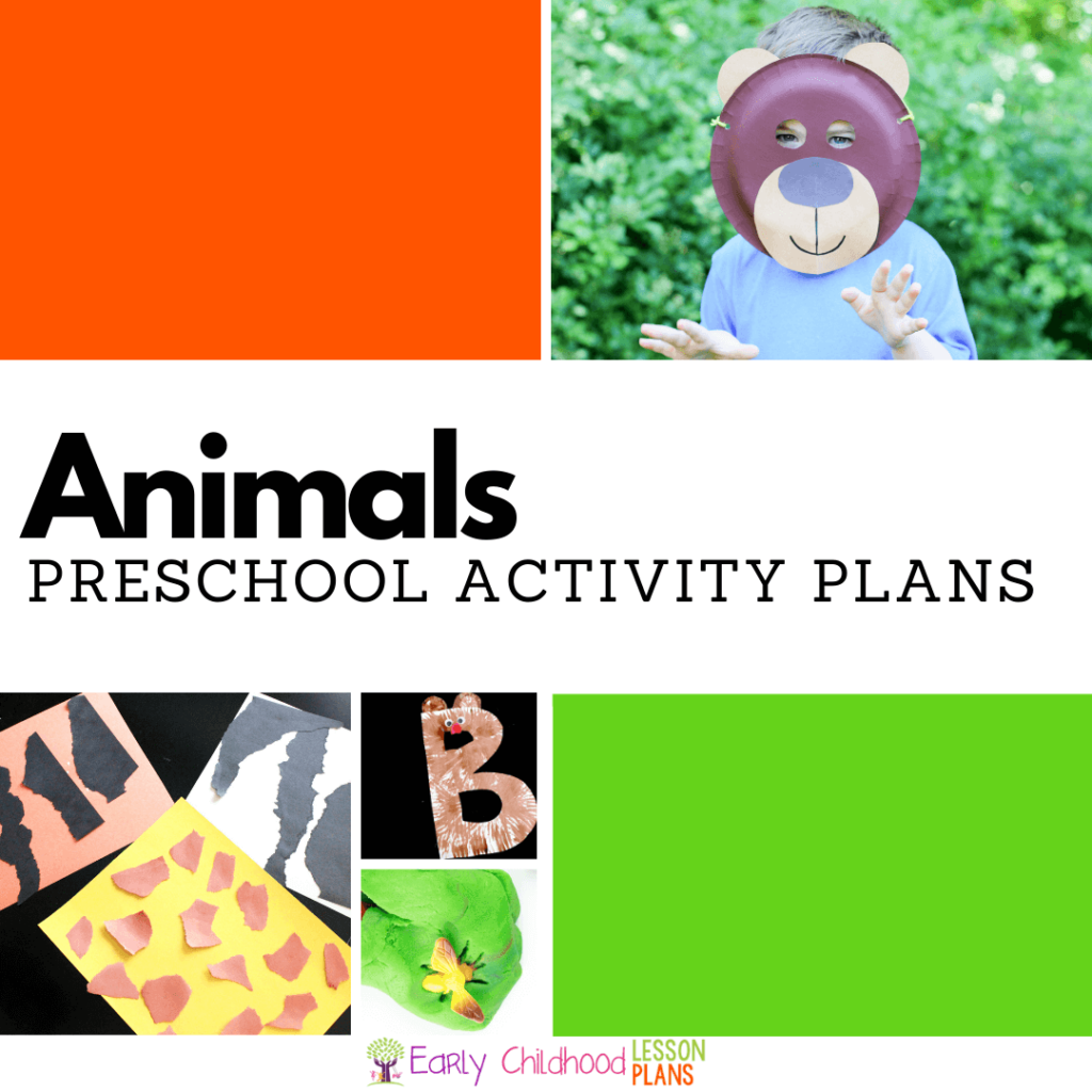 Animal theme preschool activity plans