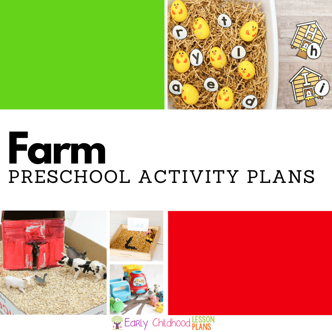 Preschool Farm Theme Activity Plans