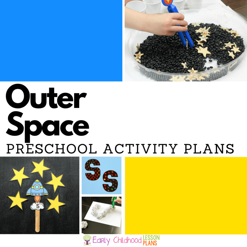 Outer space activity plans for preschool themes