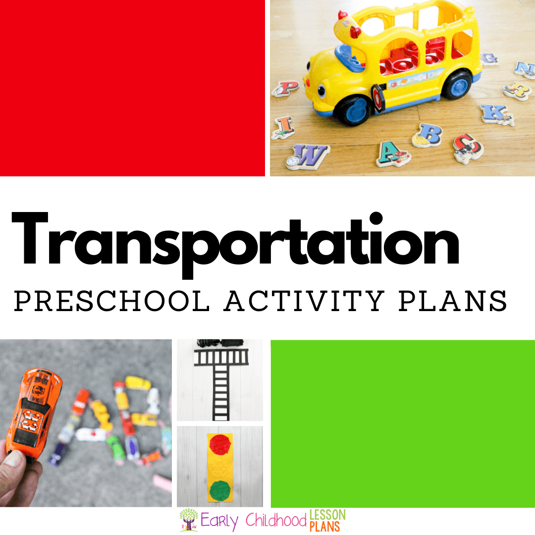 Transportation theme preschool activity plans