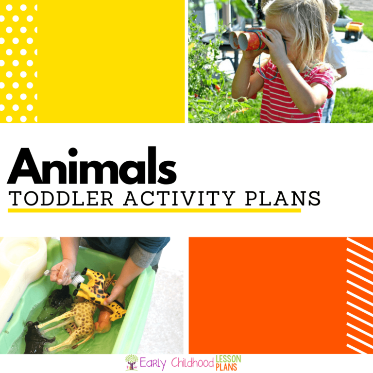 Toddler Animal Theme Activity Plans