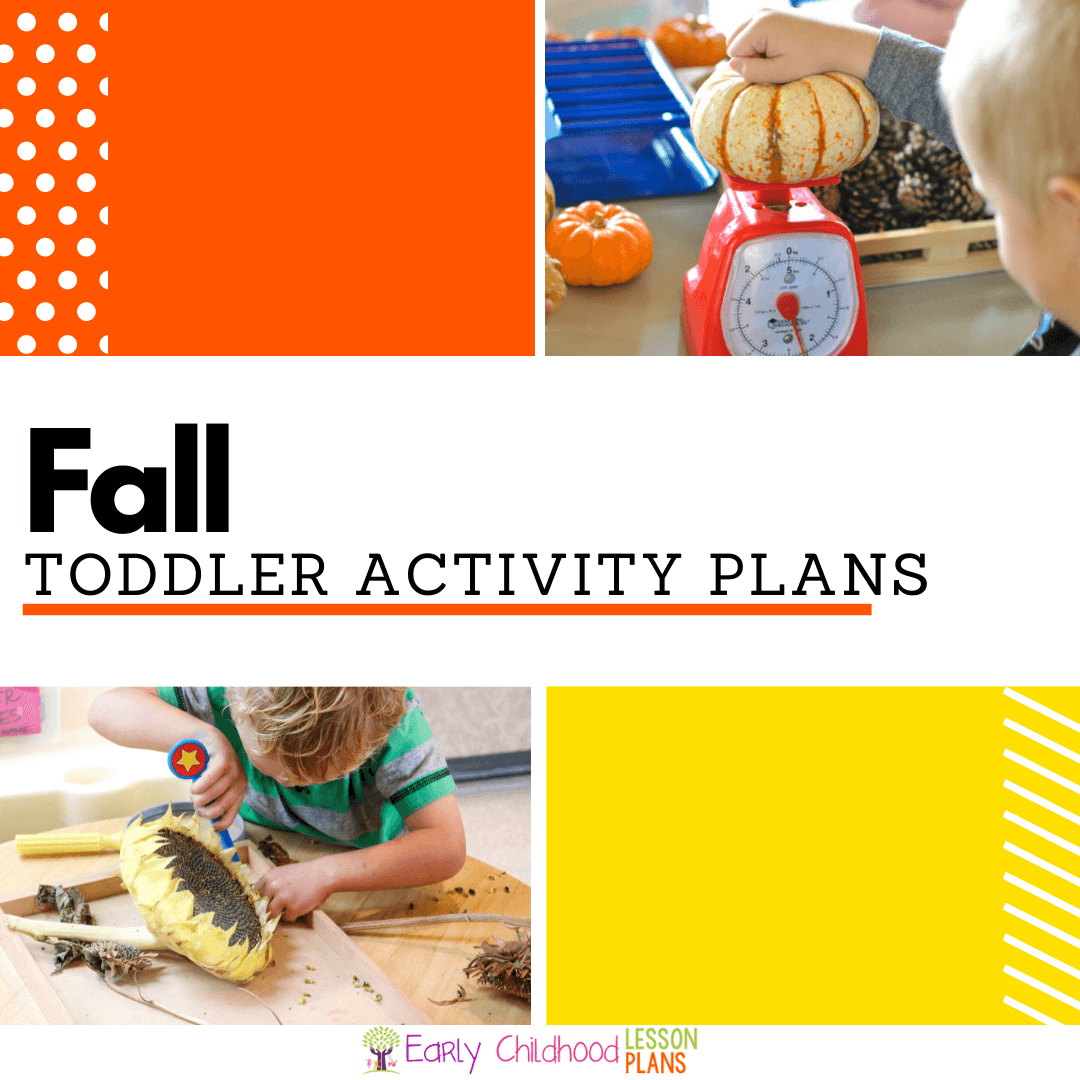 Toddler Fall Theme Activity Plans