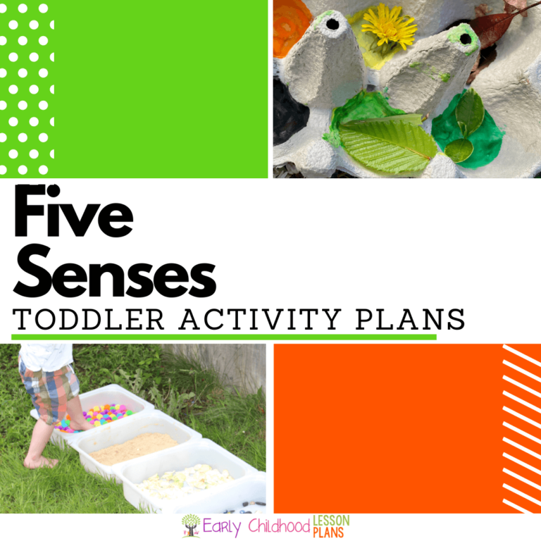 Toddler Five Senses Theme Activity Plans
