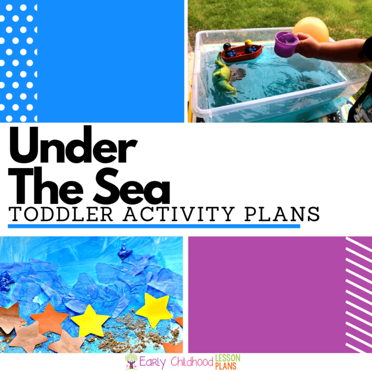 Toddler Ocean Theme Activity Plans