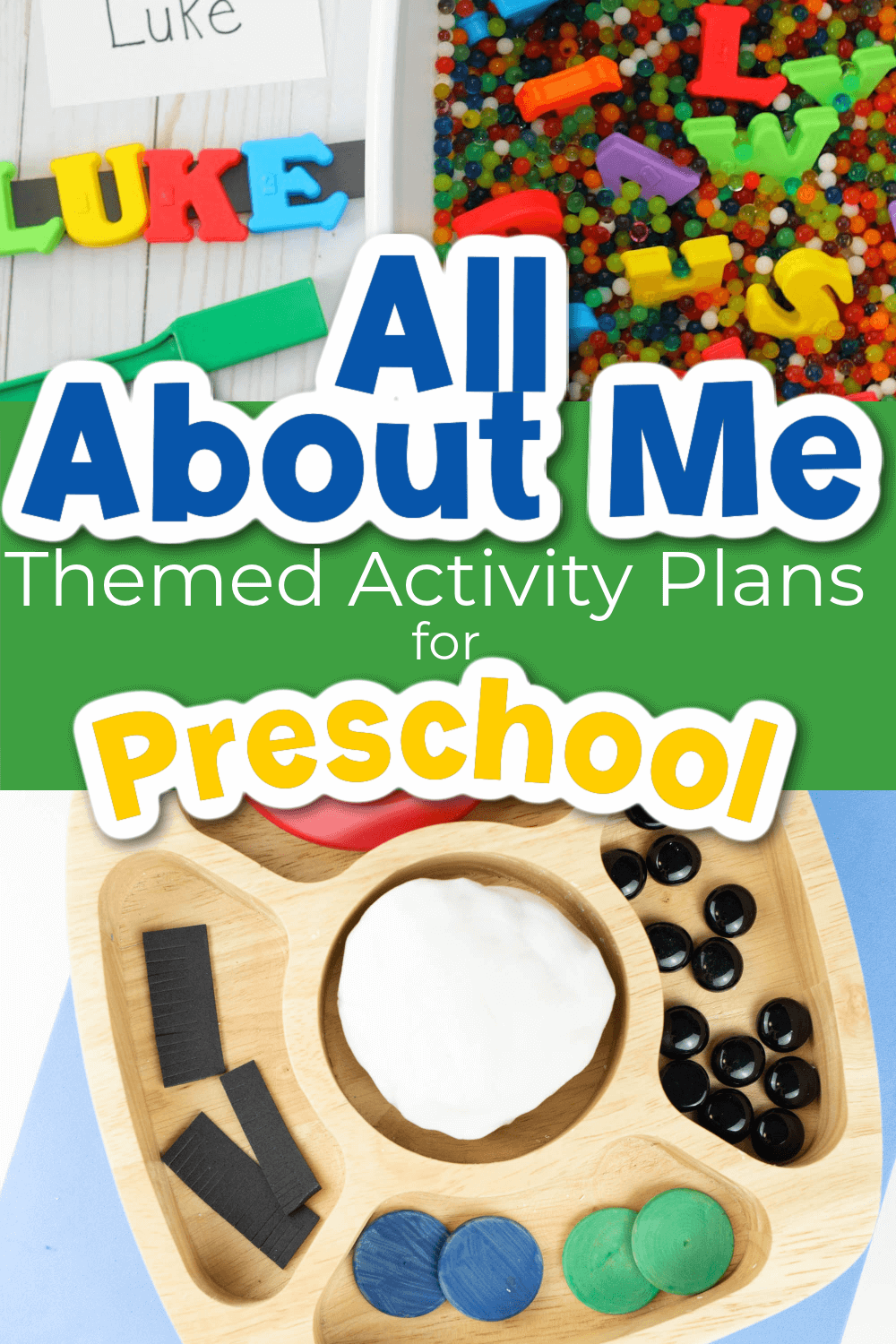 All about me preschool theme activities