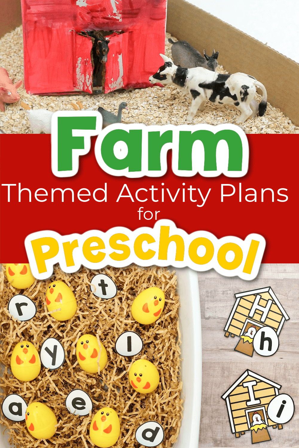 Farm themed preschool activity plans