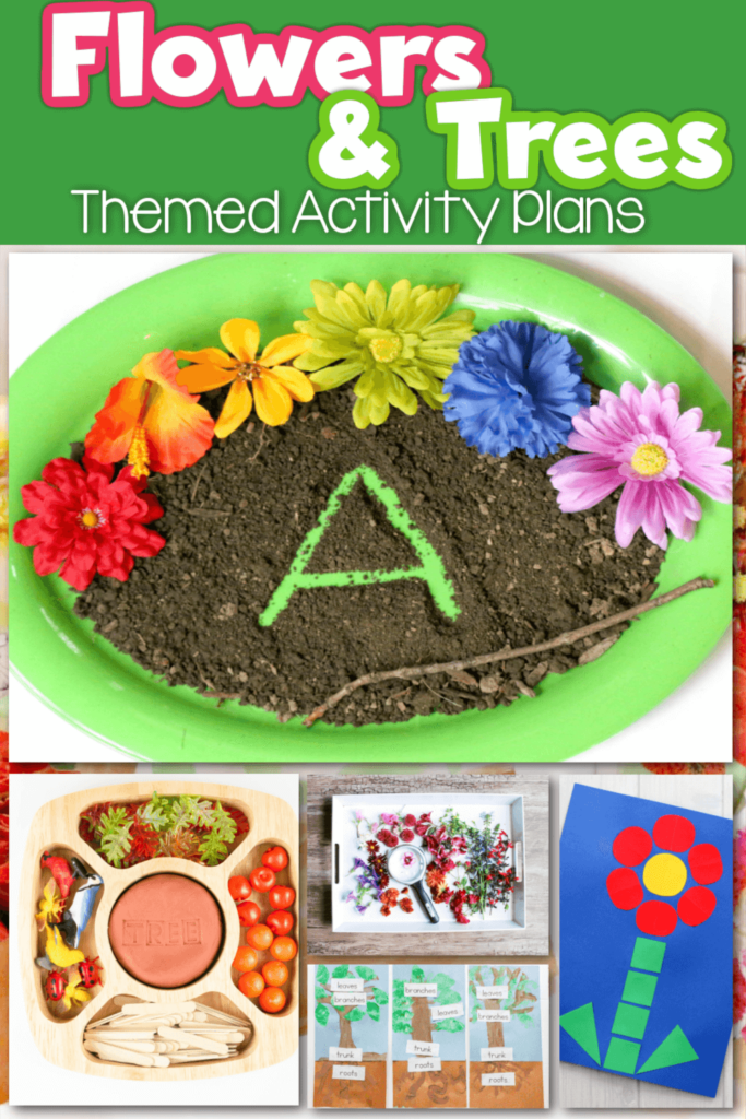 Flowers and trees crafts for preschoolers.
