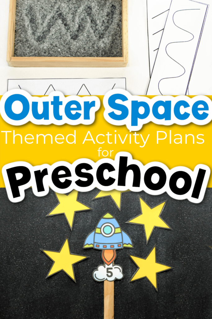 Complete set of space activities for preschoolers.