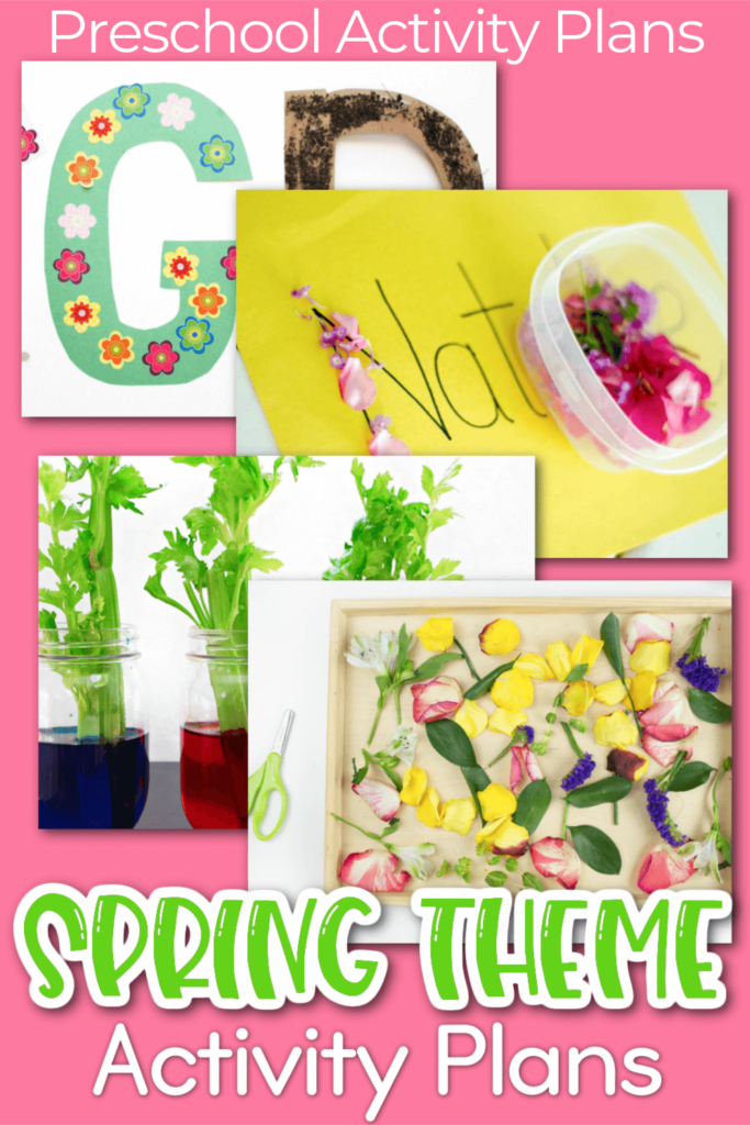 Lesson plans full of spring preschool activities.