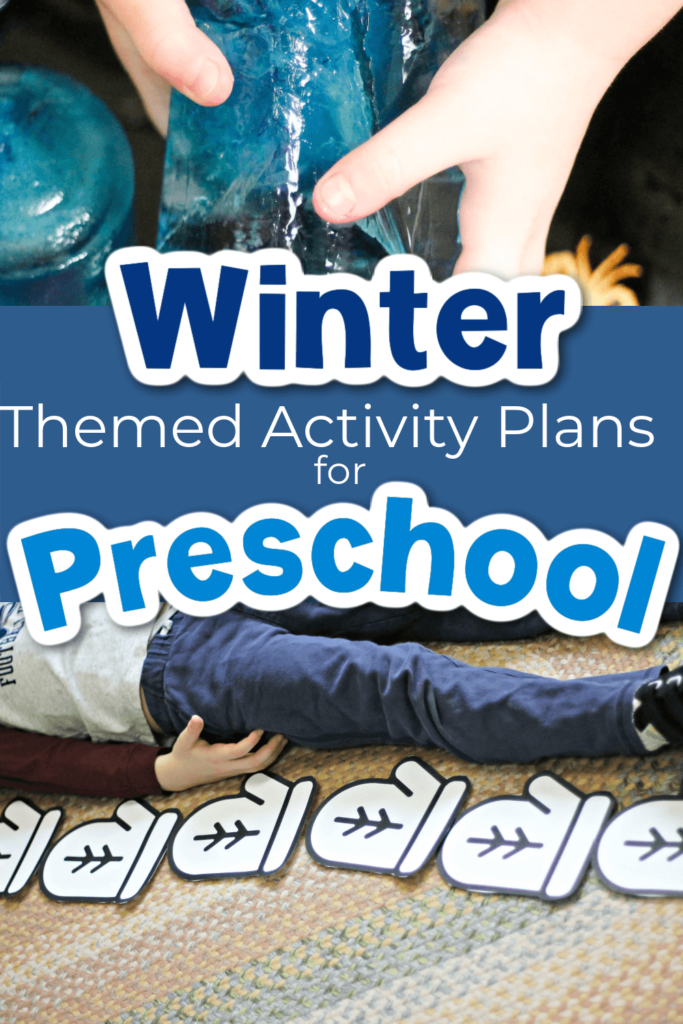 Winter lesson plans for preschool including literacy, math, science, songs, crafts, and more.