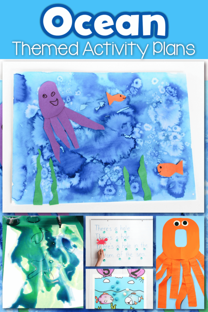 Ocean themed activities for preschoolers.